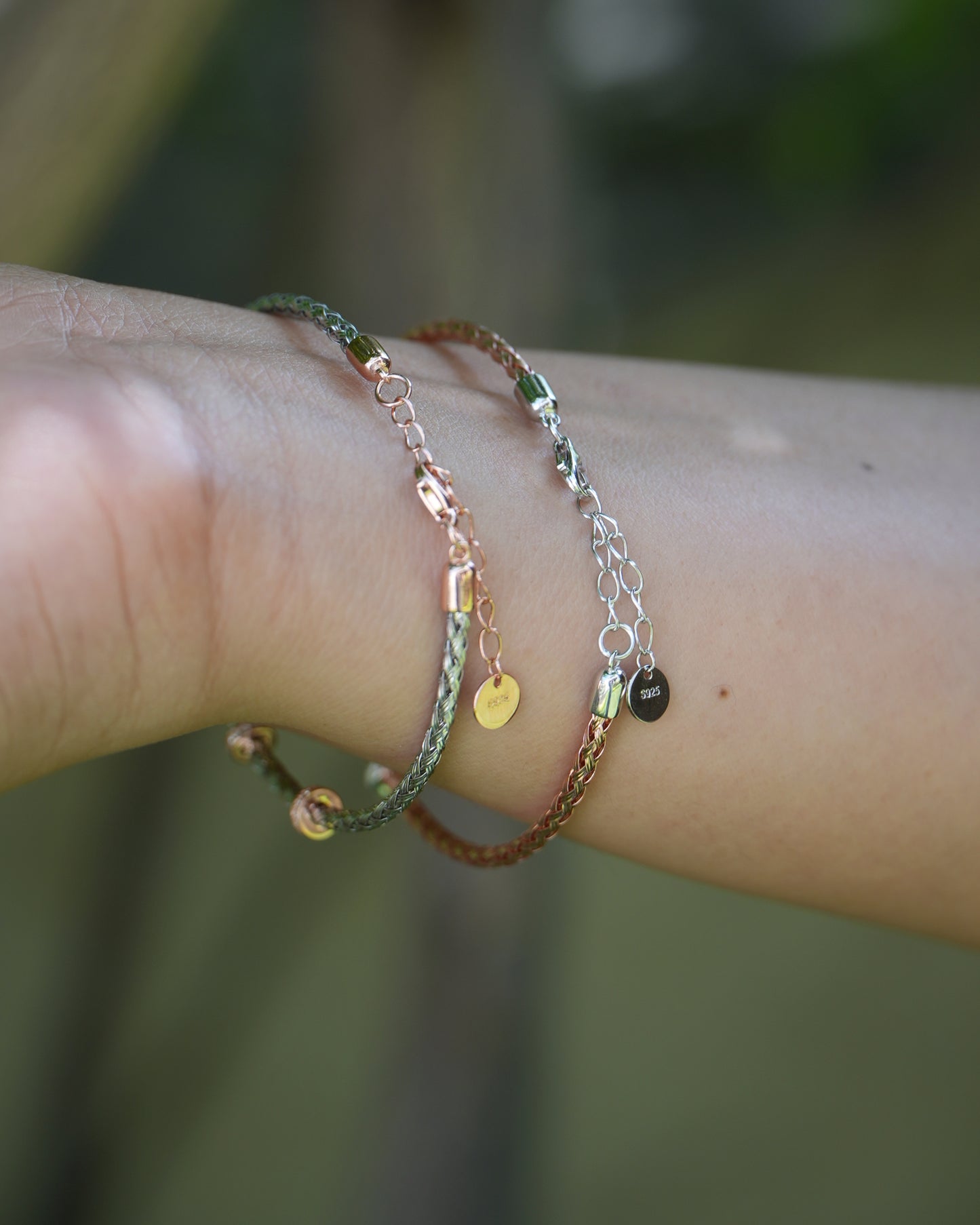 Silver CZ Charms Bracelet