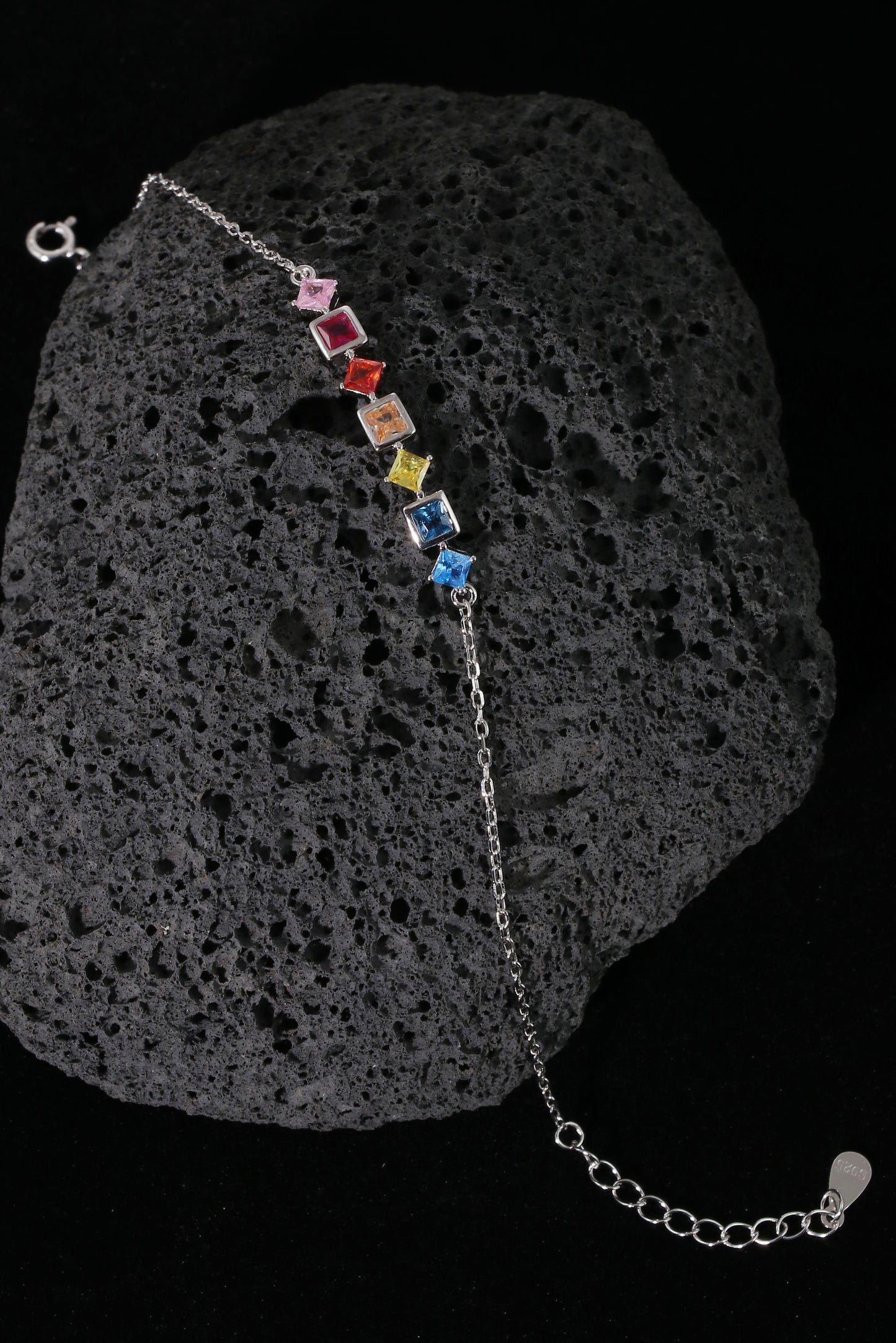 Multi Colour Delicate CZ Bracelet