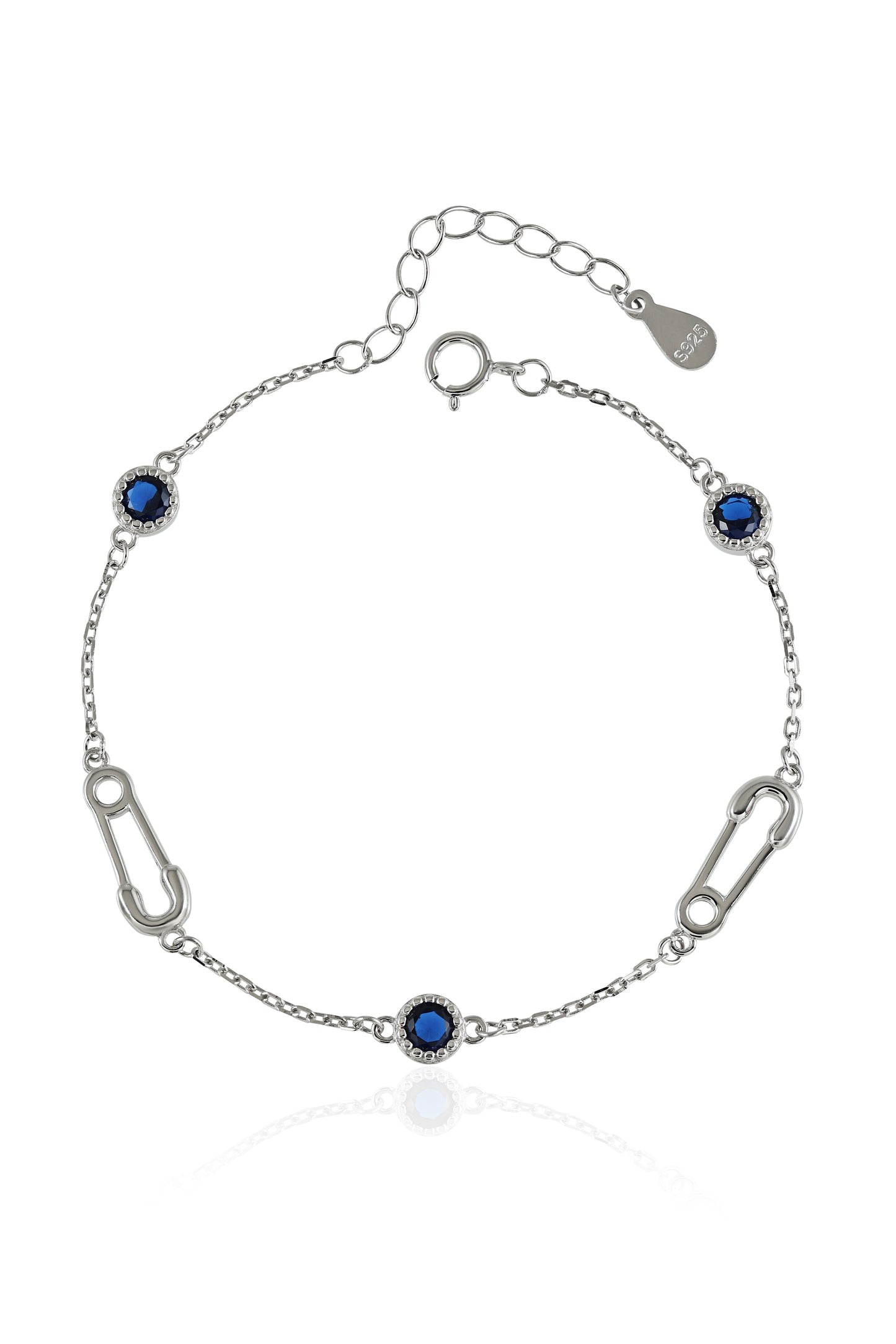 Charm Chain Silver Bracelet