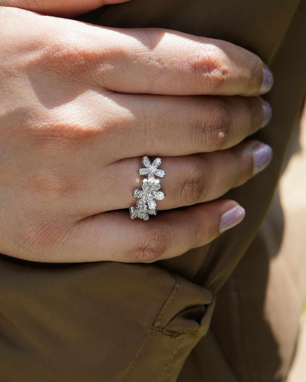 Flower Cluster Ring