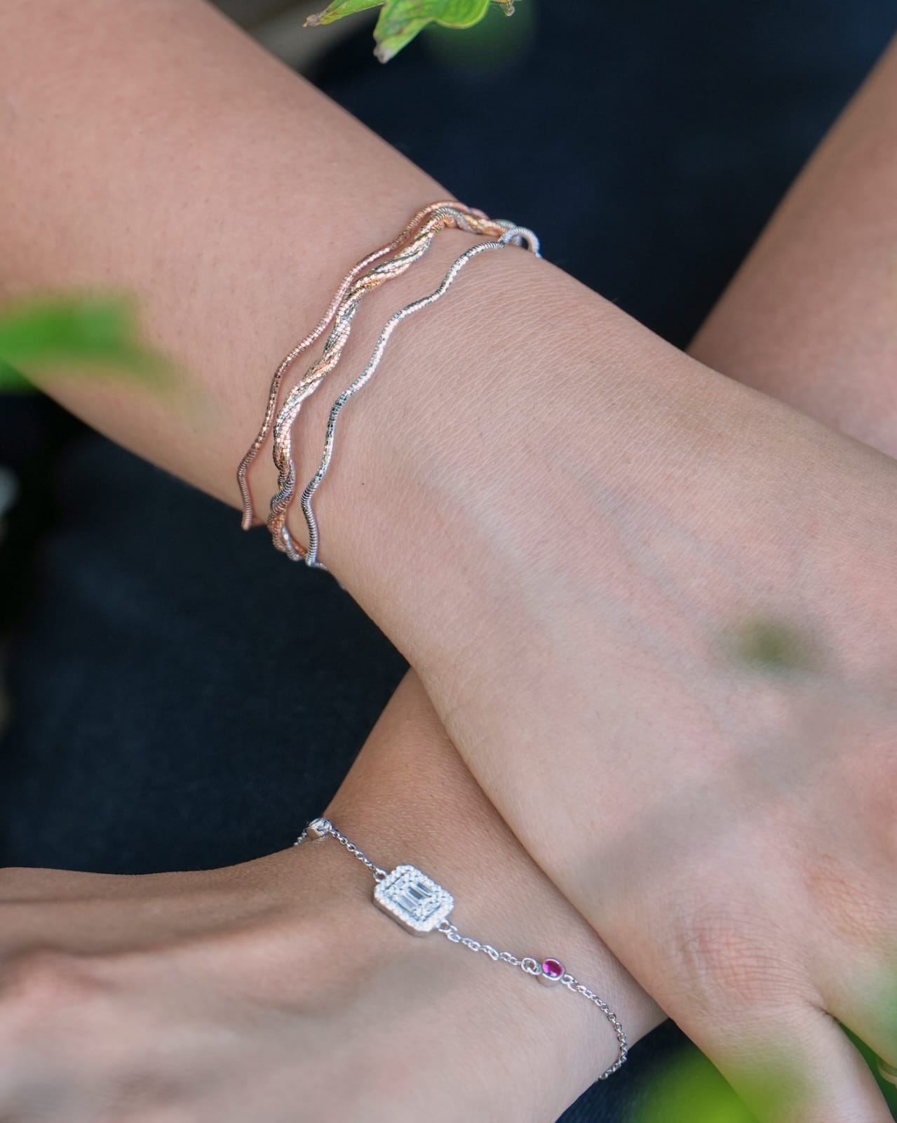 Shimmering Mix Daily Silver Bracelet