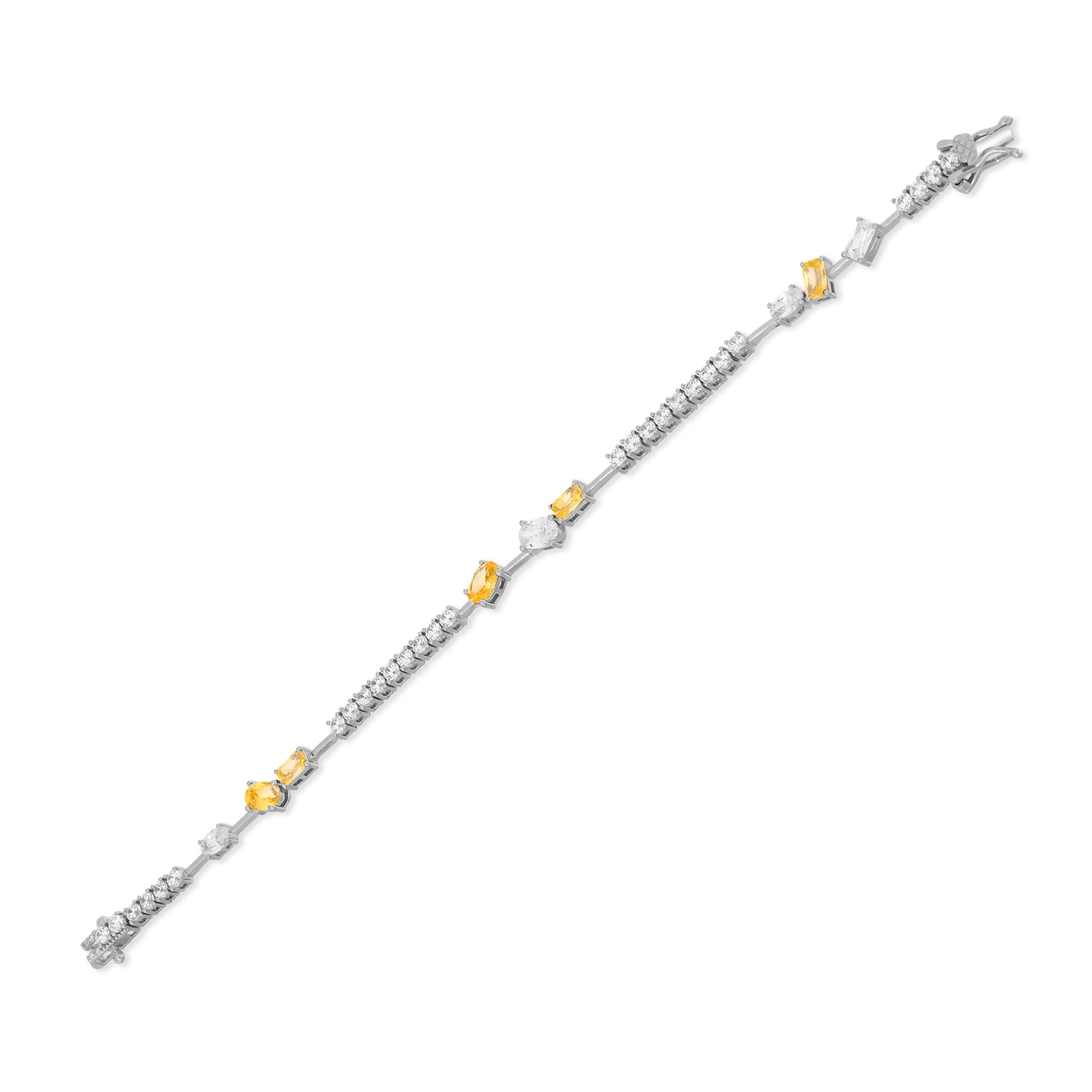 Dainty Silver Tennis Bracelet