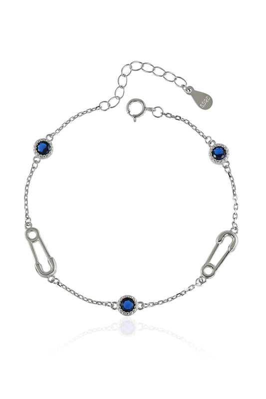 Charm Chain Silver Bracelet